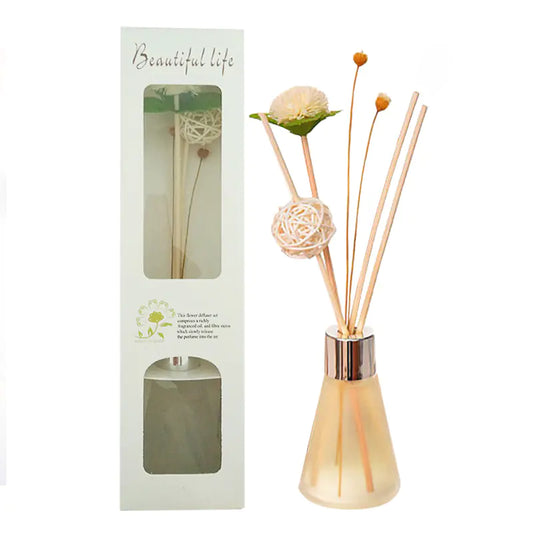 Reed Diffuser Oil with Dried Flowers for Home